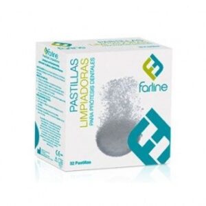 Farline Pastillas Limpiadoras Prótesis 32 Pastillas