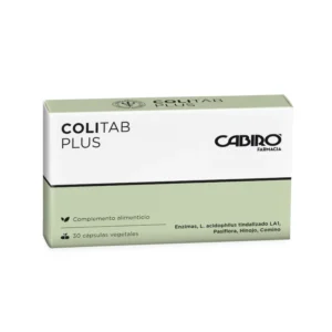 cabiro colitab plus cápsulas digestión gases hinchazón