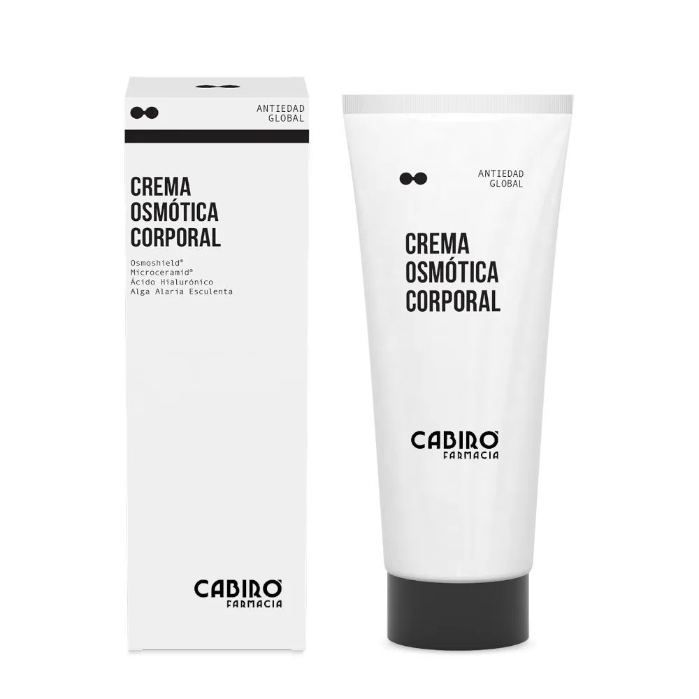 Cabiró Crema Corporal Osmótica 200 ml, crema reafirmante corporal para mejorar la firmeza e hidratar la piel