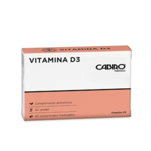 cabiro vitamina d3 2000 ui comprimidos masticables 60 unidades