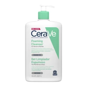 Cerave Gel Limpiador Espumoso 1000ml piel normal grasa