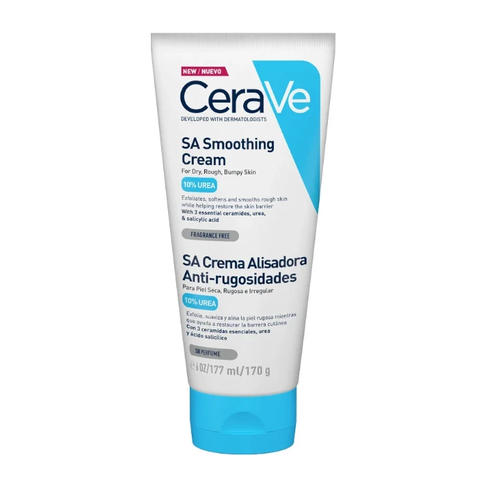 Cerave Sa Crema Antirugosidades 170g corporal piel rugosa seca imperfecciones