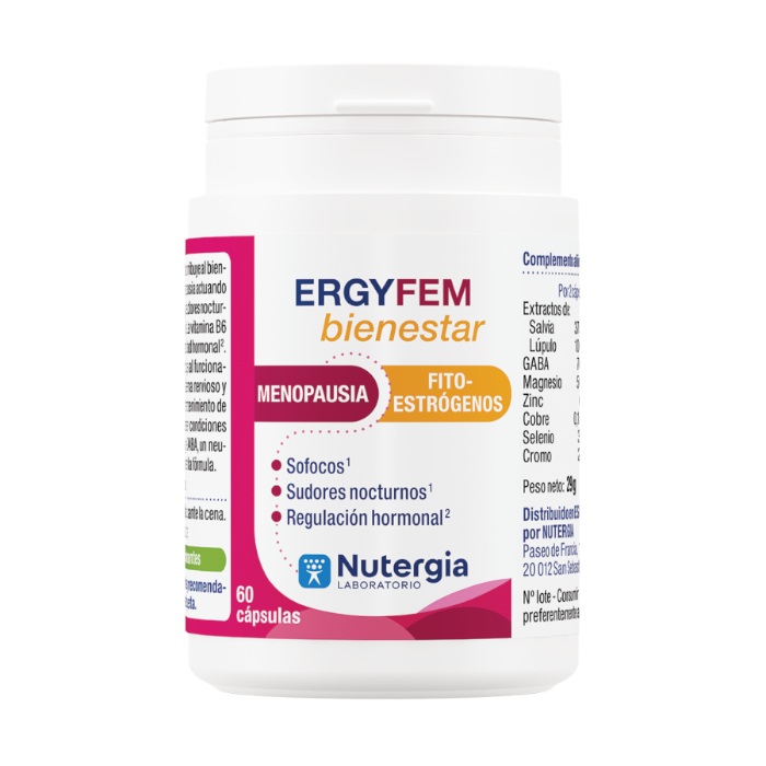 nutergia ergyfem cápsulas bienestar menopausia