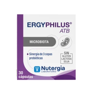 nutergia ergyphilus atb capsulas probiótico antibiótico