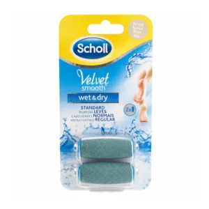 Scholl Velvet Smooth Wet & Dry recambios para durezas leves 2 unidades