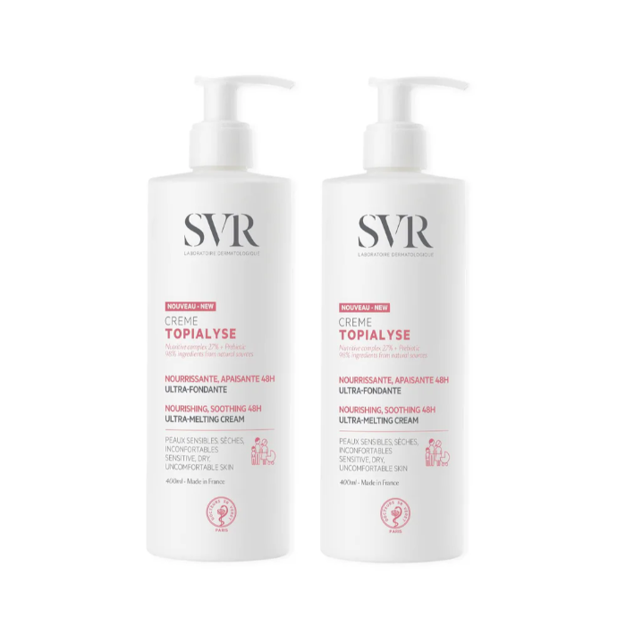 svr topialyse crema nutritiva calmante 2x400ml