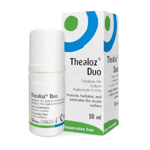 Thealoz Duo Colirio 10 ml con trehalosa y ácido hialurónico para ojo seco